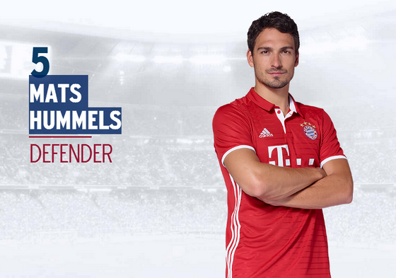 Seconda Maglia FC Bayern München Mats Hummels Seconda Maglia FC Bayern München Mats Hummels